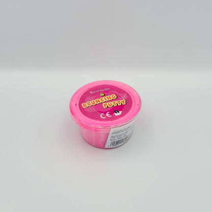Pinke Bouncing Putty Springknete im Becher – Haptisches Fidget Toy & Hüpfknete