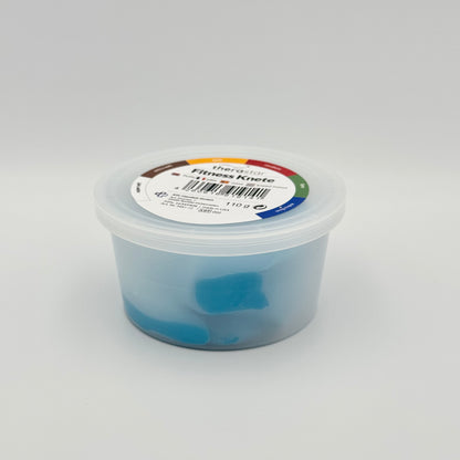 Therastar Fitness Knete extra fest in blauer Dose Seitenansicht – Therapieknete 110g