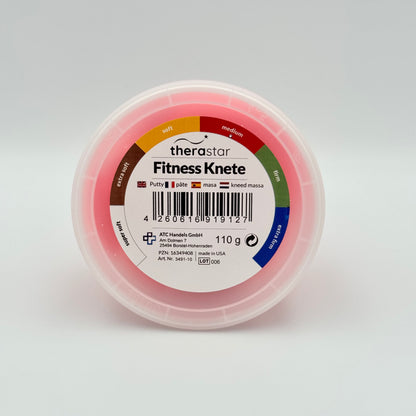 Therastar Fitness Knete Dose Draufsicht – Therapieknete 110g mittel für Handtraining