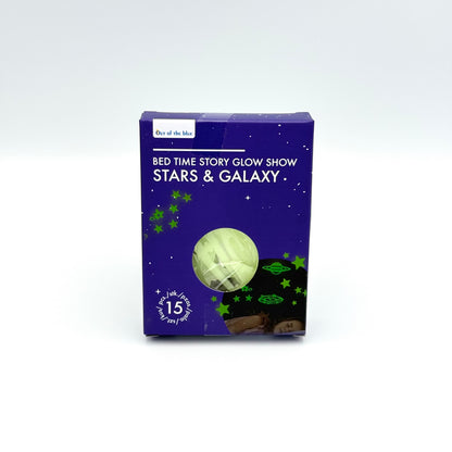 Verpackung Bed Time Story Leuchtsterne & Galaxie 15 Stück – Im Dunkeln leuchtende Weltraum Sticker
