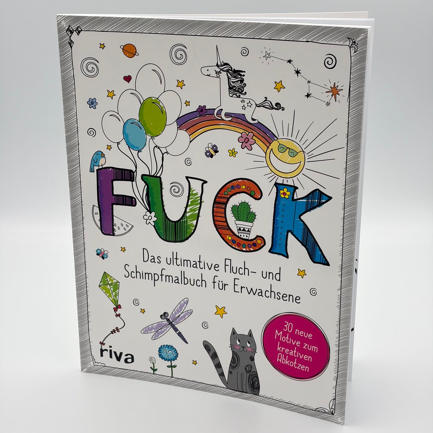 Fluchmalbuch für Erwachsene - FUCK