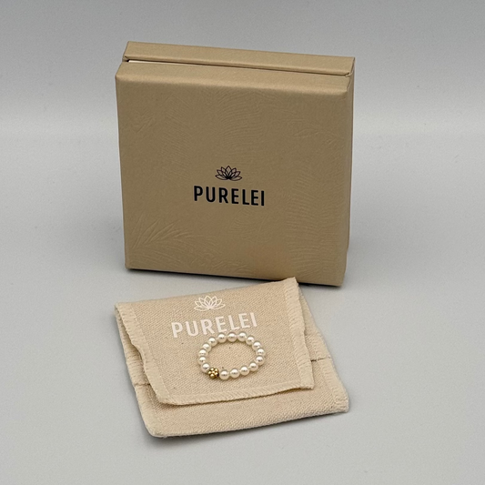 PURELEI - Anxiety Shiny Bloom Ring Gold