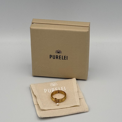 PURELEI - Pure Pearl Anxiety Ring Perlenring