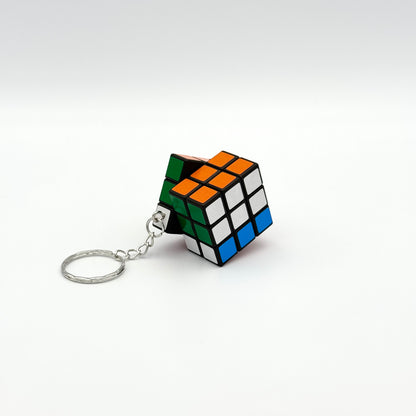 Mini Zauberwürfel Schlüsselanhänger – Geduldsspiel & Fidget Toy für unterwegs