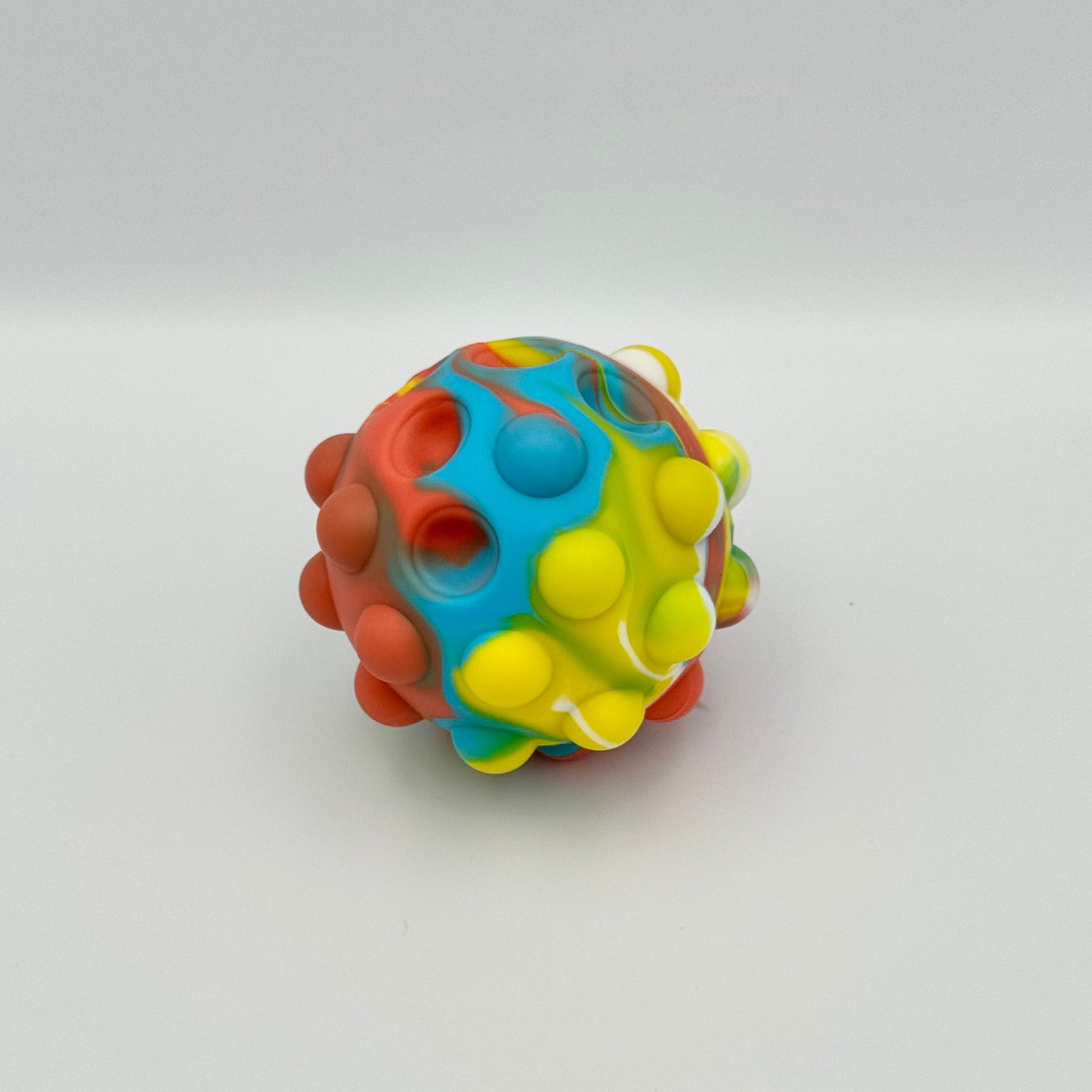 Bunter Pop Ball mit eingedrückten Blasen – Anti-Stress Fidget Toy