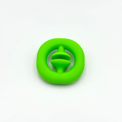 Grüner Pop Snapper Saugnapf-Ring aus Silikon – Fidget Skill Tool