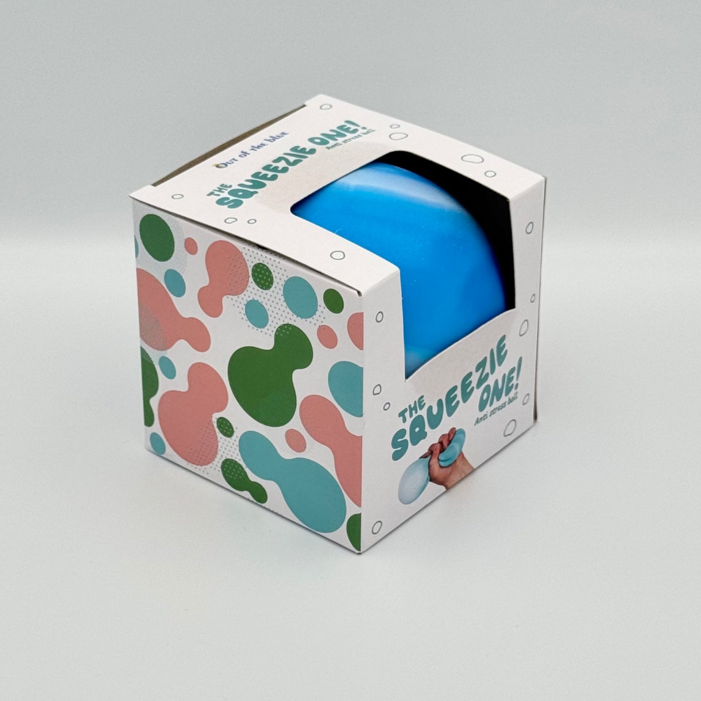 Blauer The Squeezie One Ball in Kartonverpackung – Squeeze Ball Fidget Toy