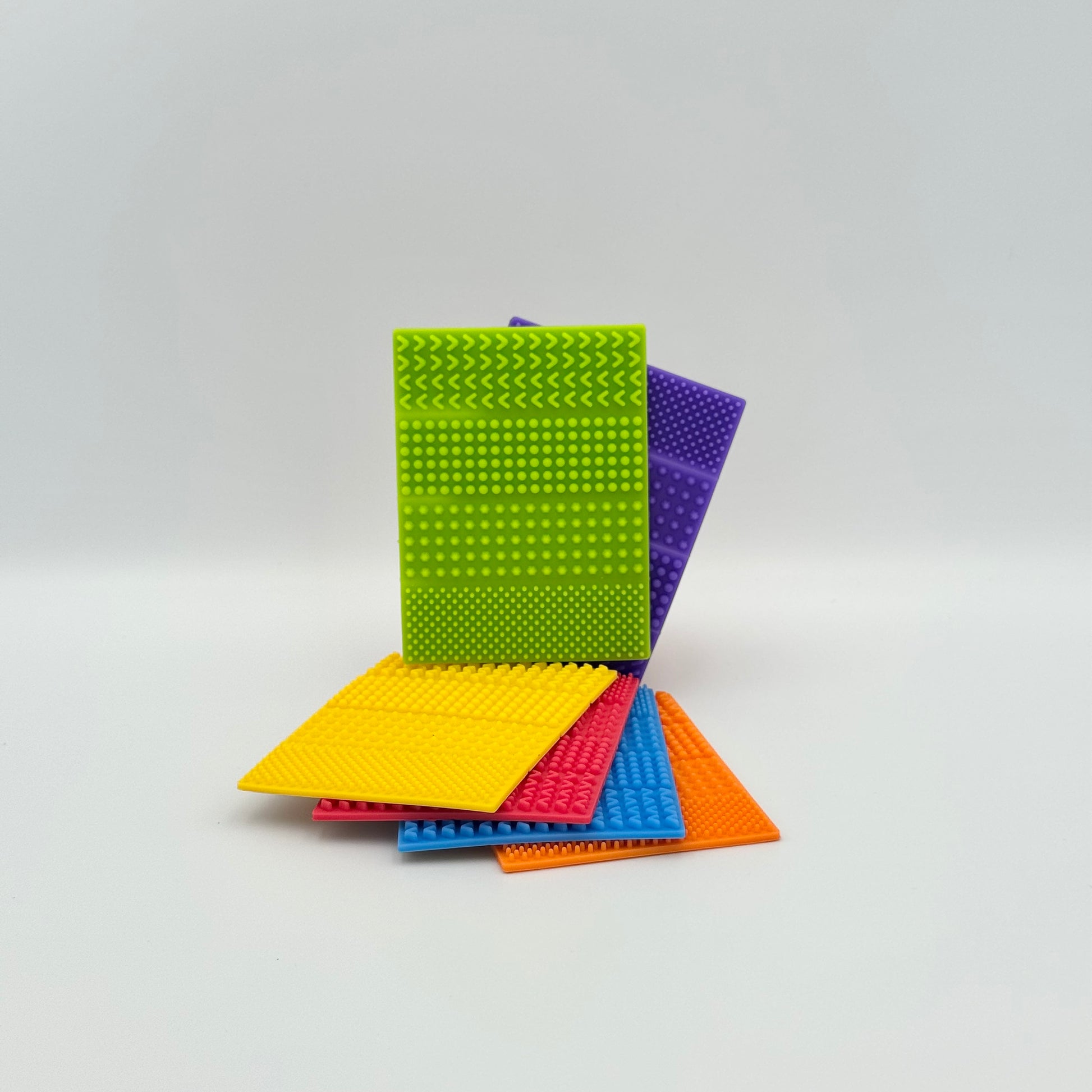 Bunte Theralino Sensorik-Sticker mit verschiedenen Strukturen – Taktile Fidget Aufkleber