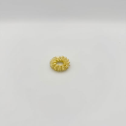 Goldener Therastar Fingermassagering einzeln – Taktiler Ring zur Akupressur