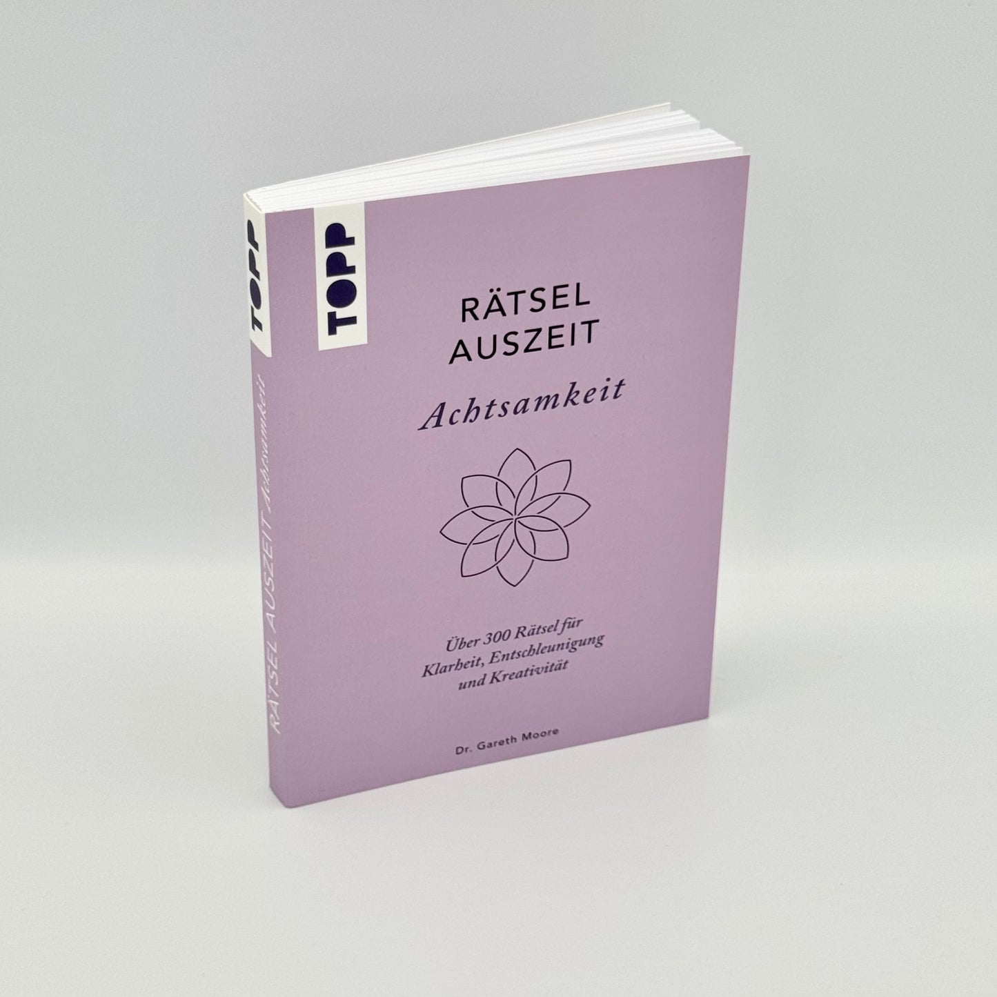 Buch Rätsel Auszeit Achtsamkeit in Lila – Über 300 Rätsel zur Entschleunigung von Dr. Gareth Moore